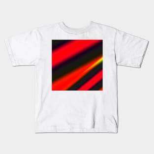 red black abstract design Kids T-Shirt